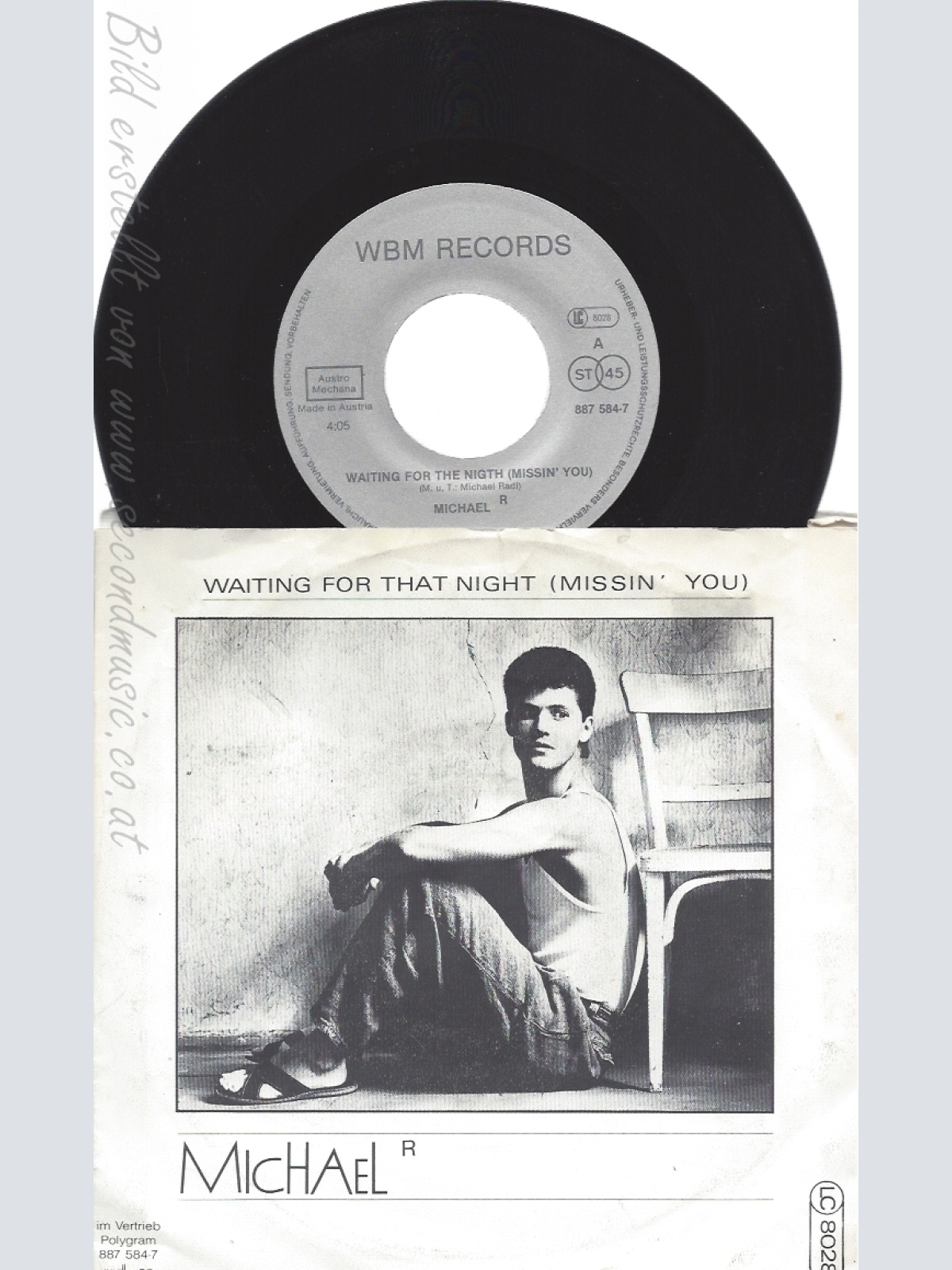 7" MICHAEL R -- WAITING FOR THAT NIGHT
