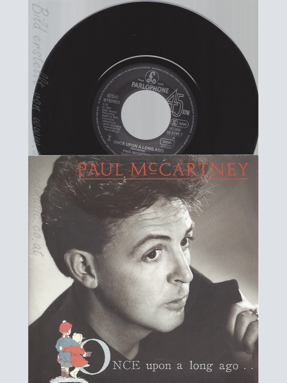 7" PAUL MC CARTNEY--ONCE UPON A LONG AGO