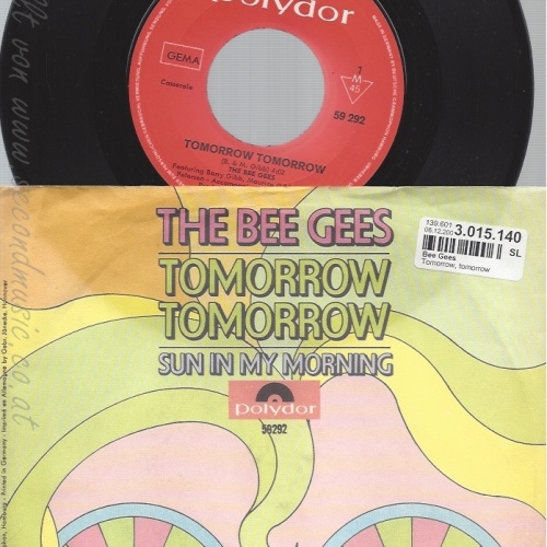 7" THE BEE GEES-- TOMORROW
