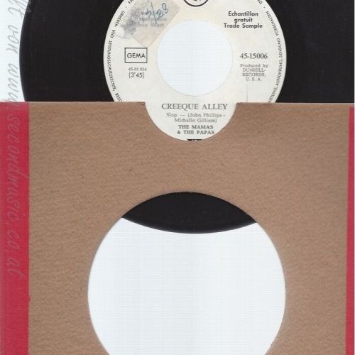 7" THE MAMAS & THE PAPAS--MUSTERPLATTE