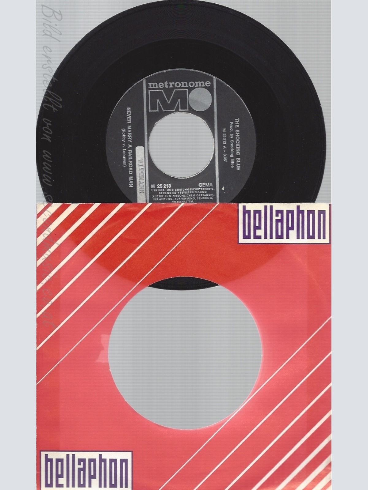 7" THE SHOCKING BLUE -- ROLL ENGINE ROLL