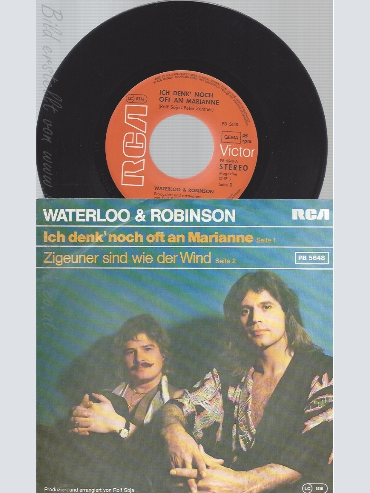 7" WATERLOO & ROBINSON-- ICH DENK NOCH OFT AN MARIANNE