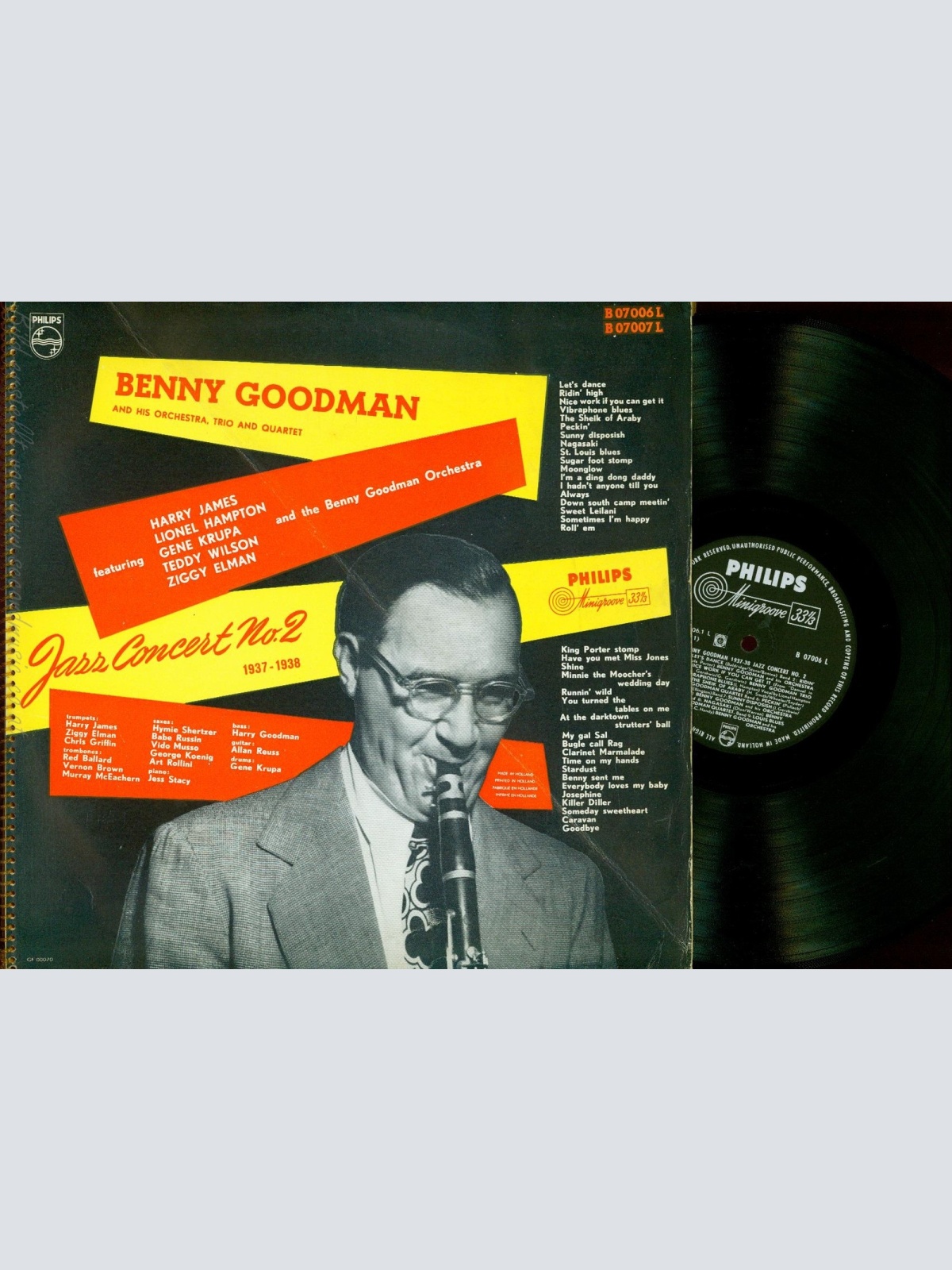 DLP-- BENNY GOODMAN-- JAZZ CONCERT NO2 -- RARR