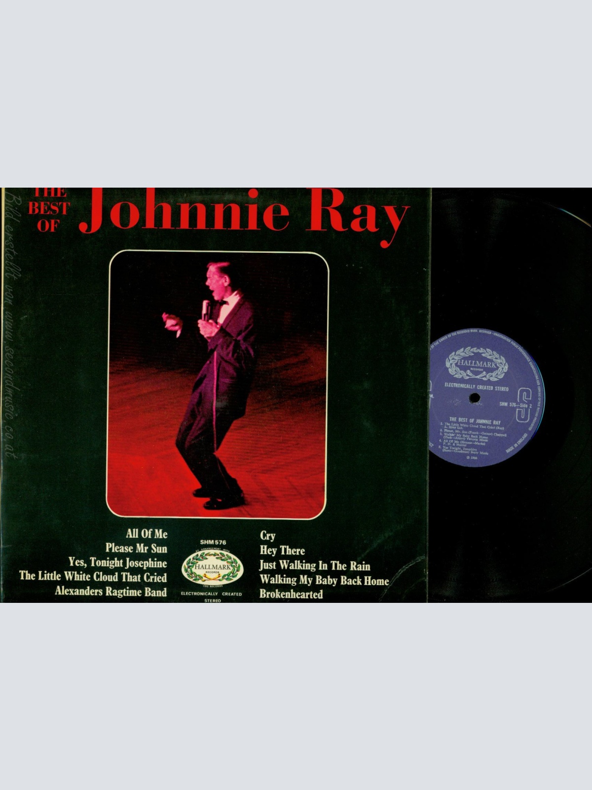 LP-- JOHNNIE  RAY-- THE BEST OF
