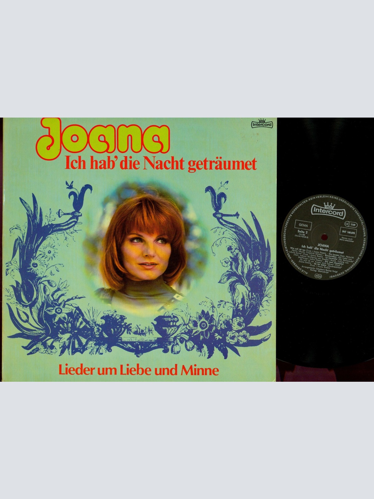 LP--JOANA --ICH HAB DIE NACHT GETRÄUMET