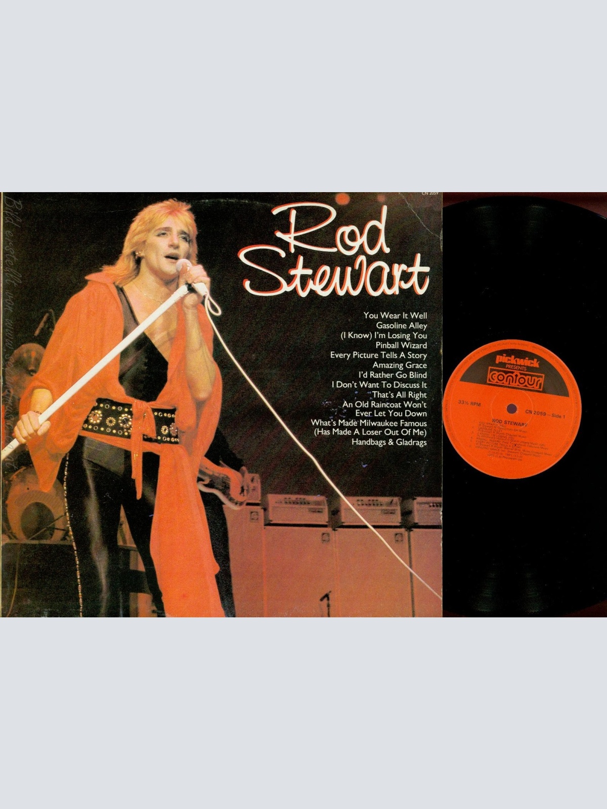 LP--ROD STEWART-- YOU WEAR IT WELL