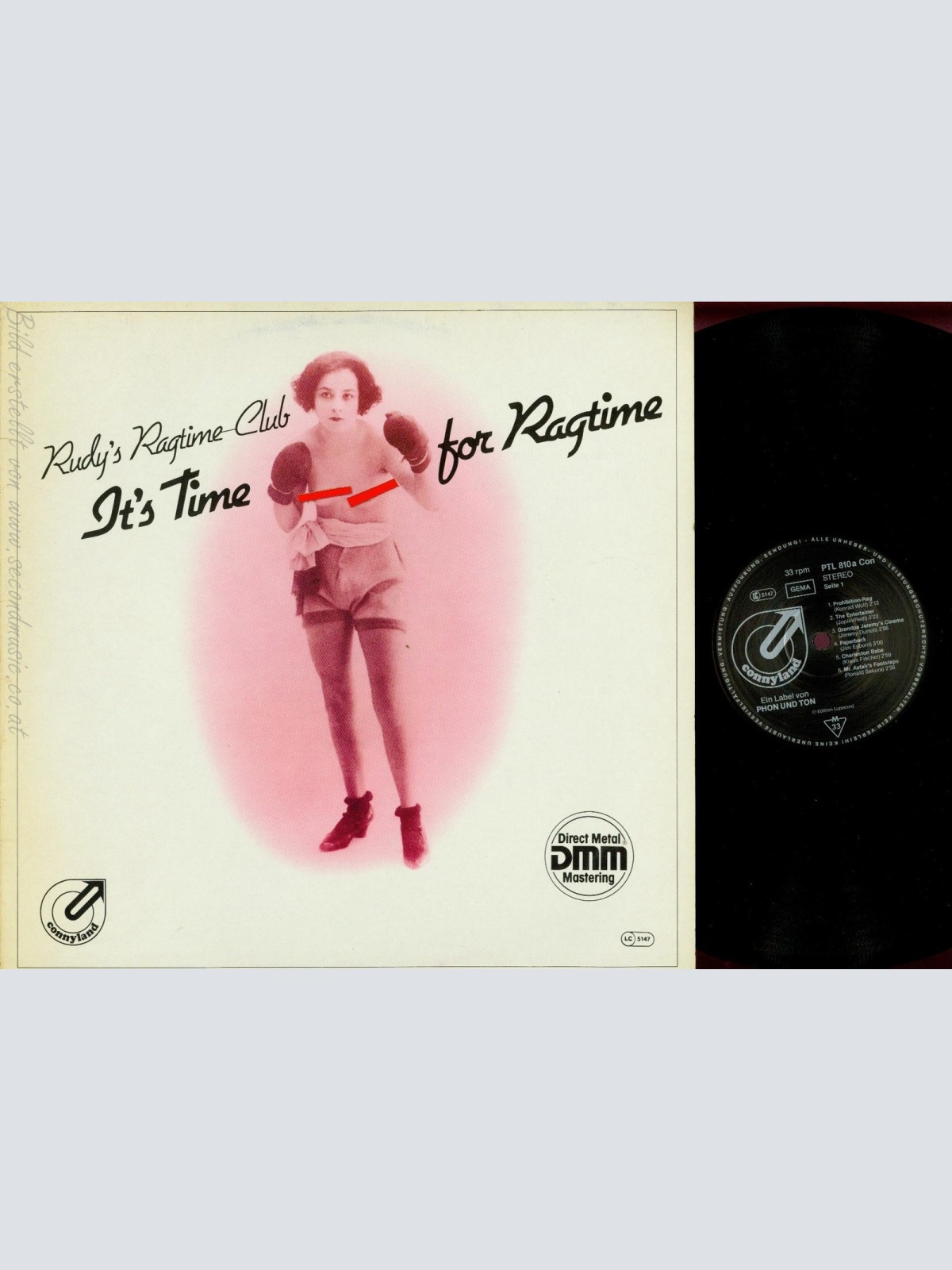 LP--RUDI RAGTIME CLUB--ITS TIME FOR RAGTIME