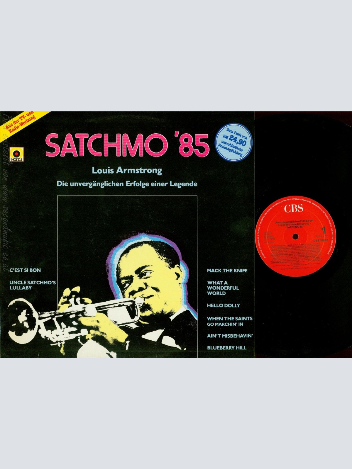 LP--SATCHMO 85 -- LOUIS ARMSTRONG
