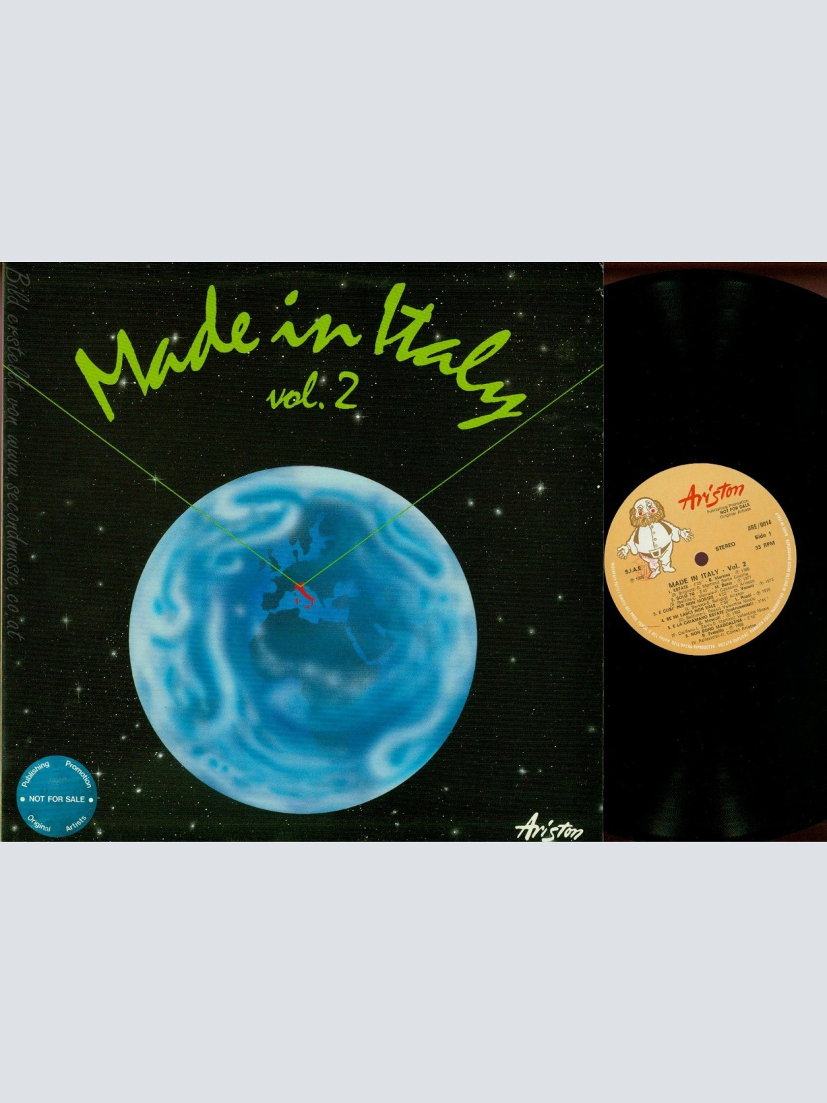 LP--MADE IN ITALY-- PROMOTION --VOL 2