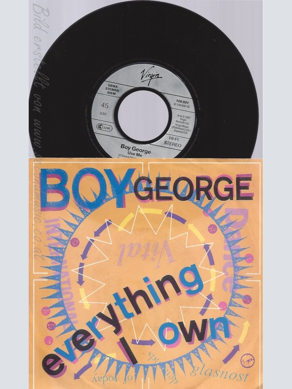 7" BOY GEORGE-- EVERYTHING OWN