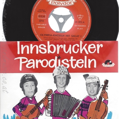 7" INNSBRUCKER PARODISTLEN--OLYMPIA KNÖDLN MIT SALAT