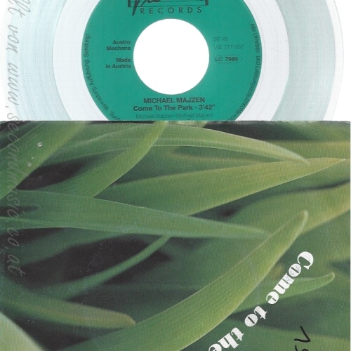 7" MICHAEL MAJZEN-- COME TO THE PARK --GREEN VINYL