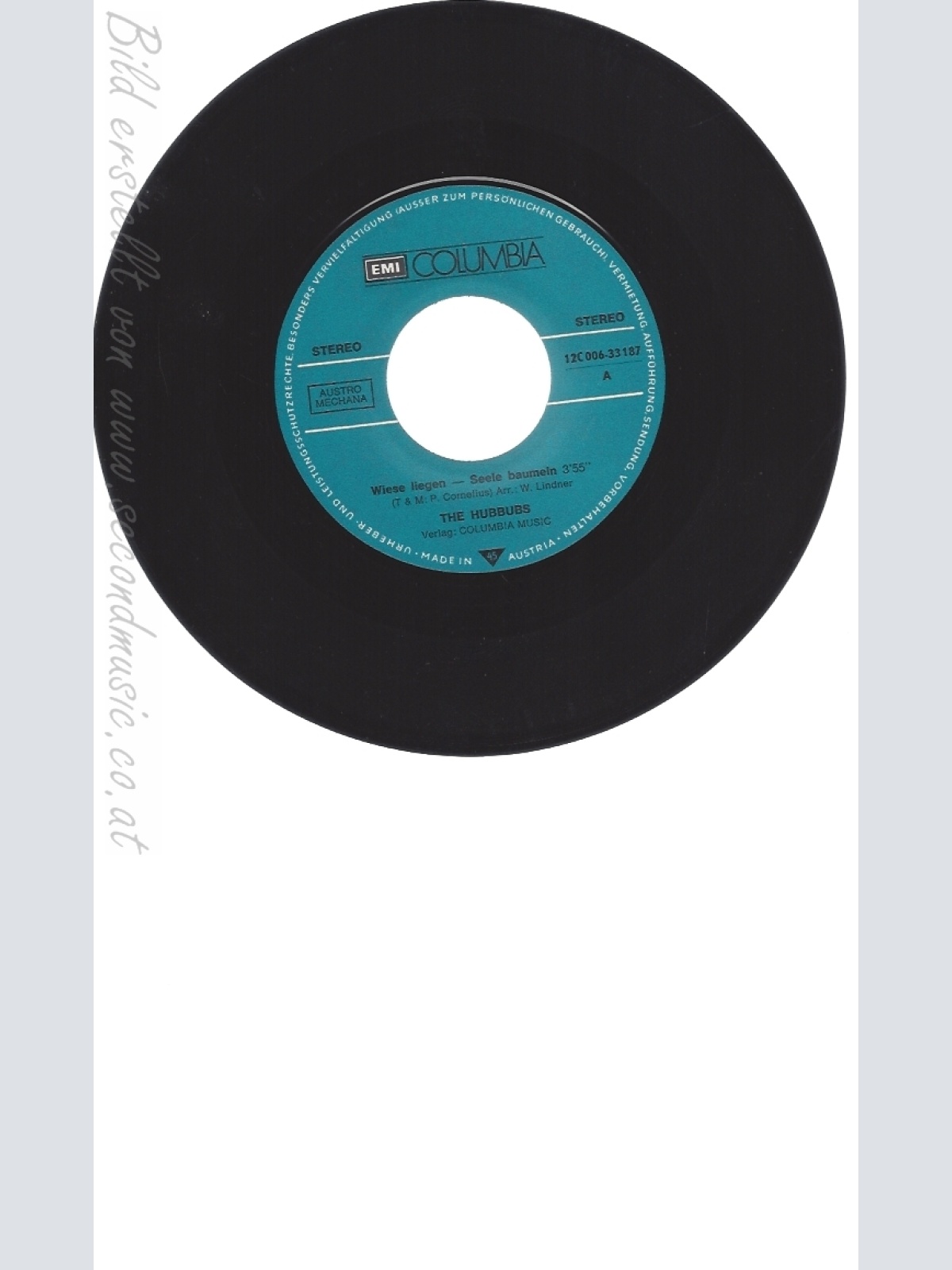 7" THE HUBBUBS -- WIESE LIGEN -SEELE BAUMELN