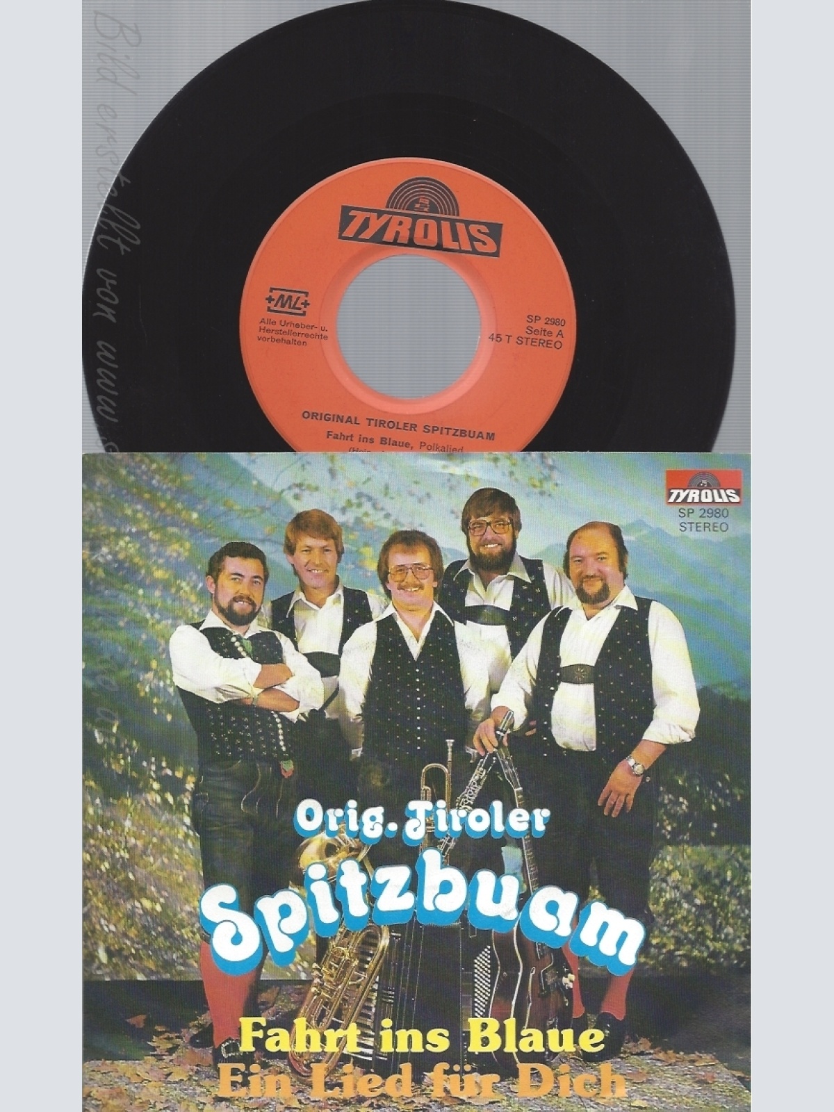 7" ORIG TIROLER SPITZBUAM--FAHRT INS BLAUE