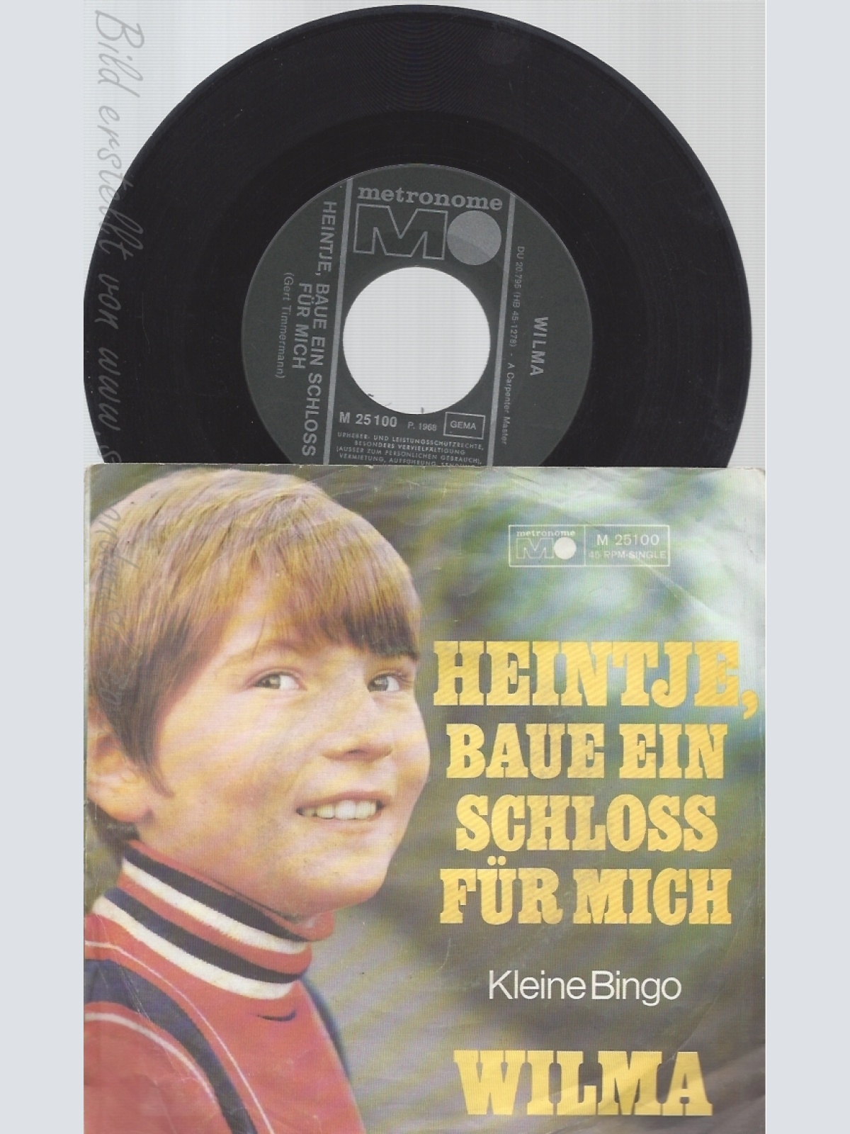 7" HEINTJE --BAUE EIN SCHLOSS FÜR MICH