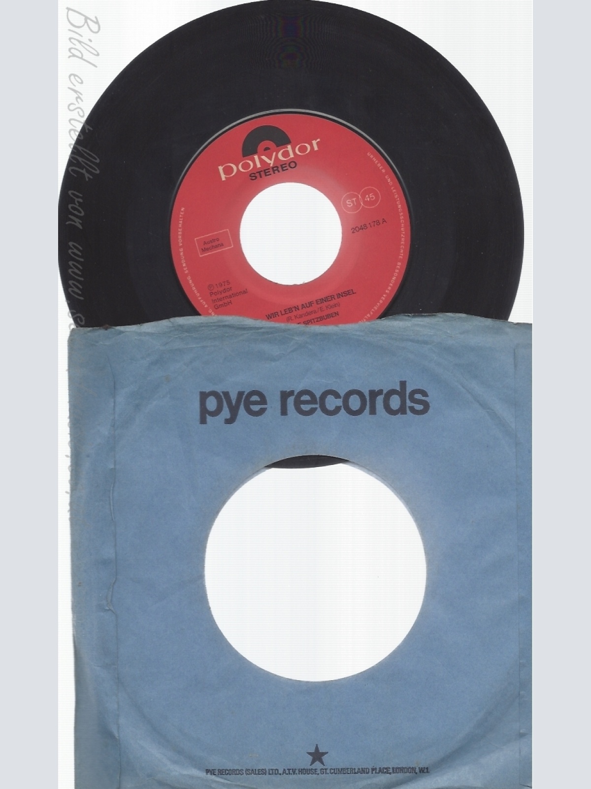 7"DIE SPITZBUBEN--WIR LEB'N AUF EINER INSEL