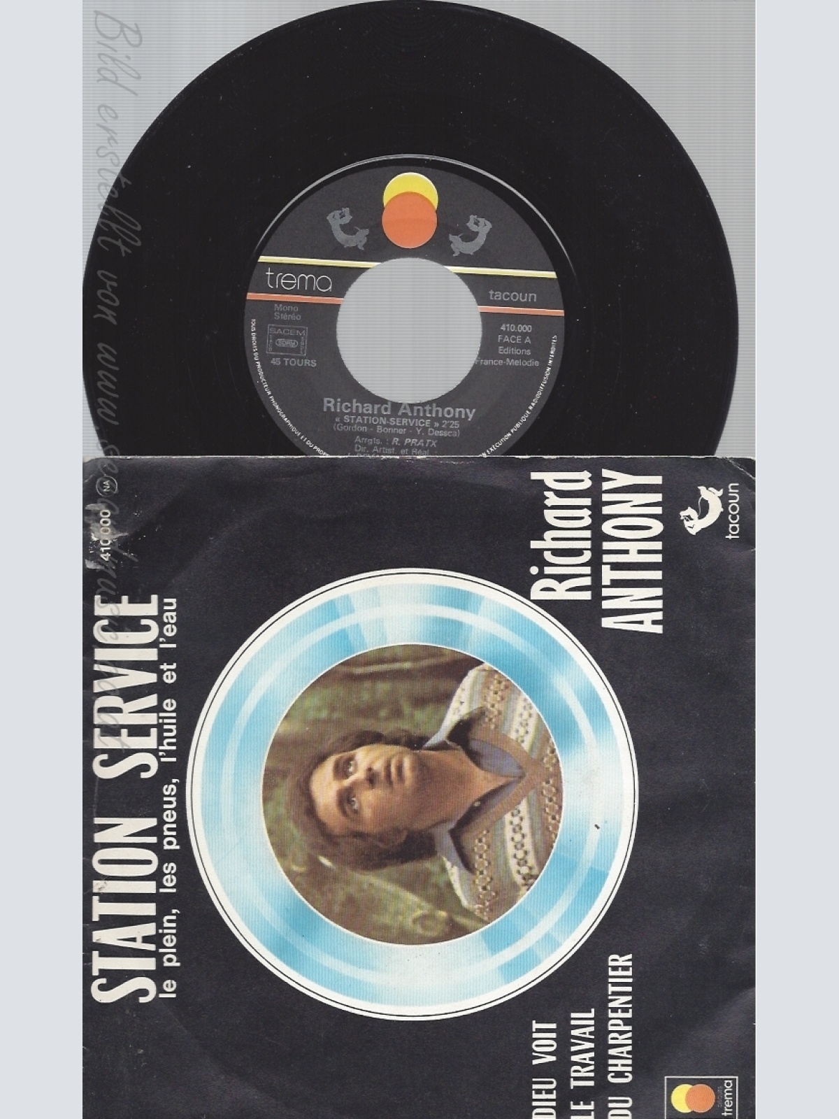 7"RICHARD ANTHONY--STATION SERVICE