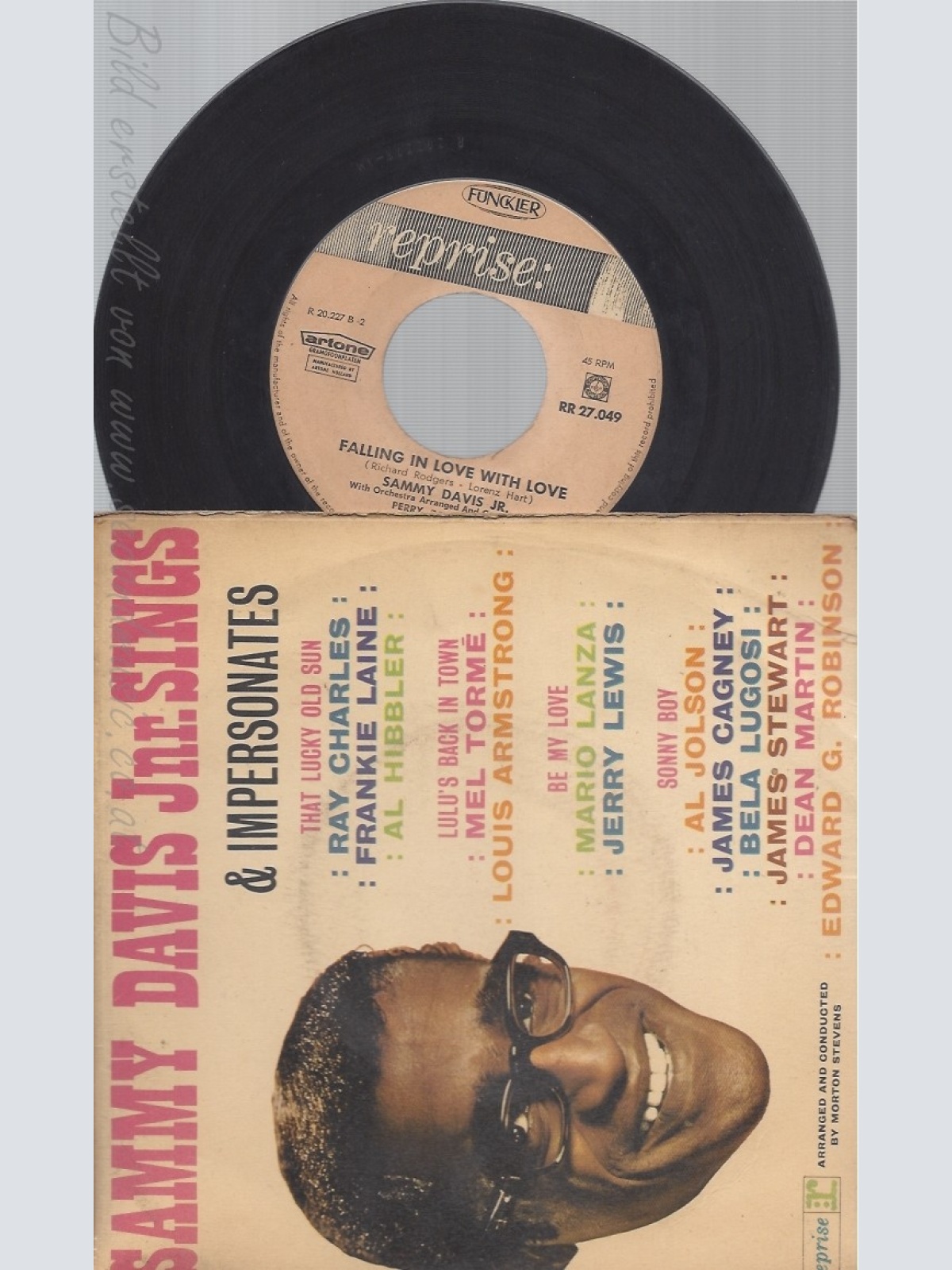 7"SAMMY DAVIS JNR--EP--IN THE SHELTER OF YOUR ARMS--