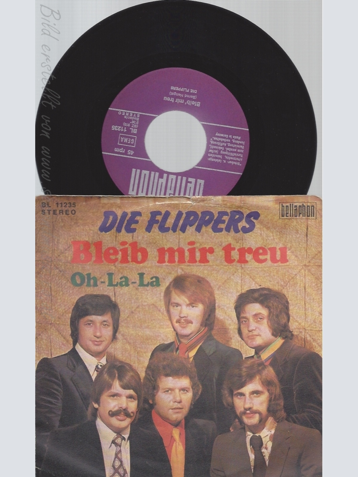 7"FLIPPERS--BLEIB MIR TREU