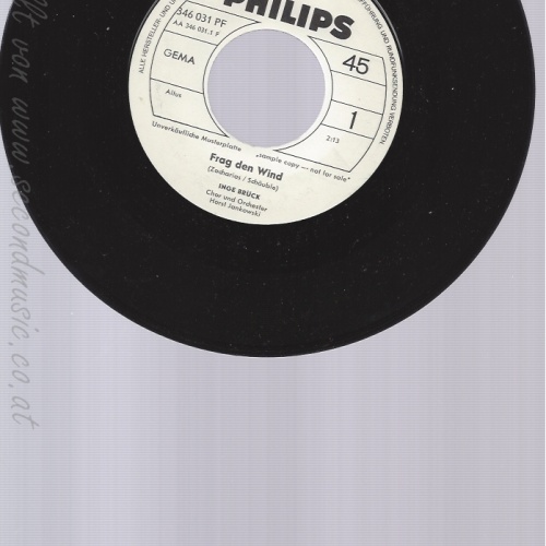 7"INGE BRÜCK--FRAG DEN WIND--PROMO