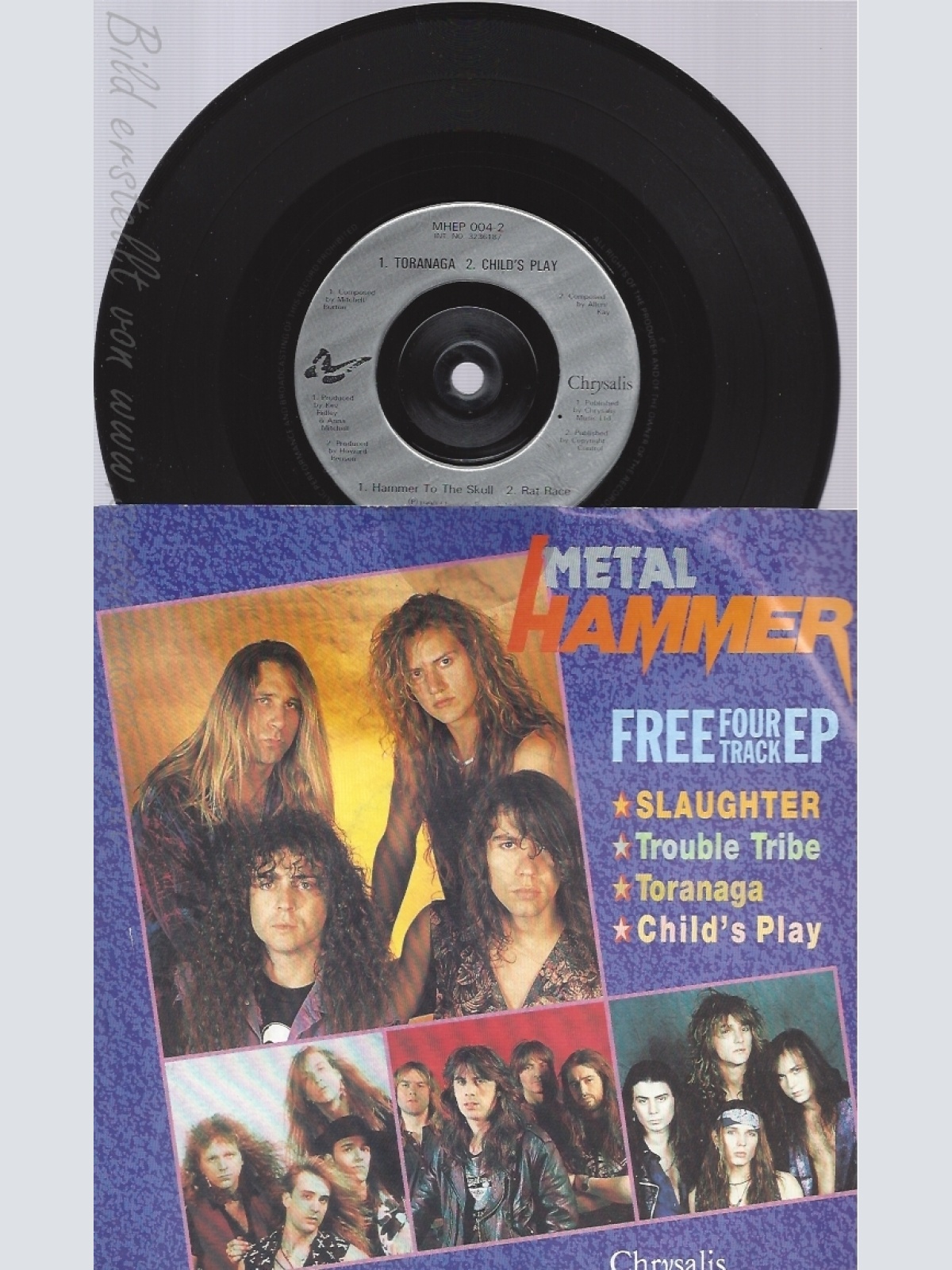 7"METAL HAMMER--SLAUGHTER--TRIBE--