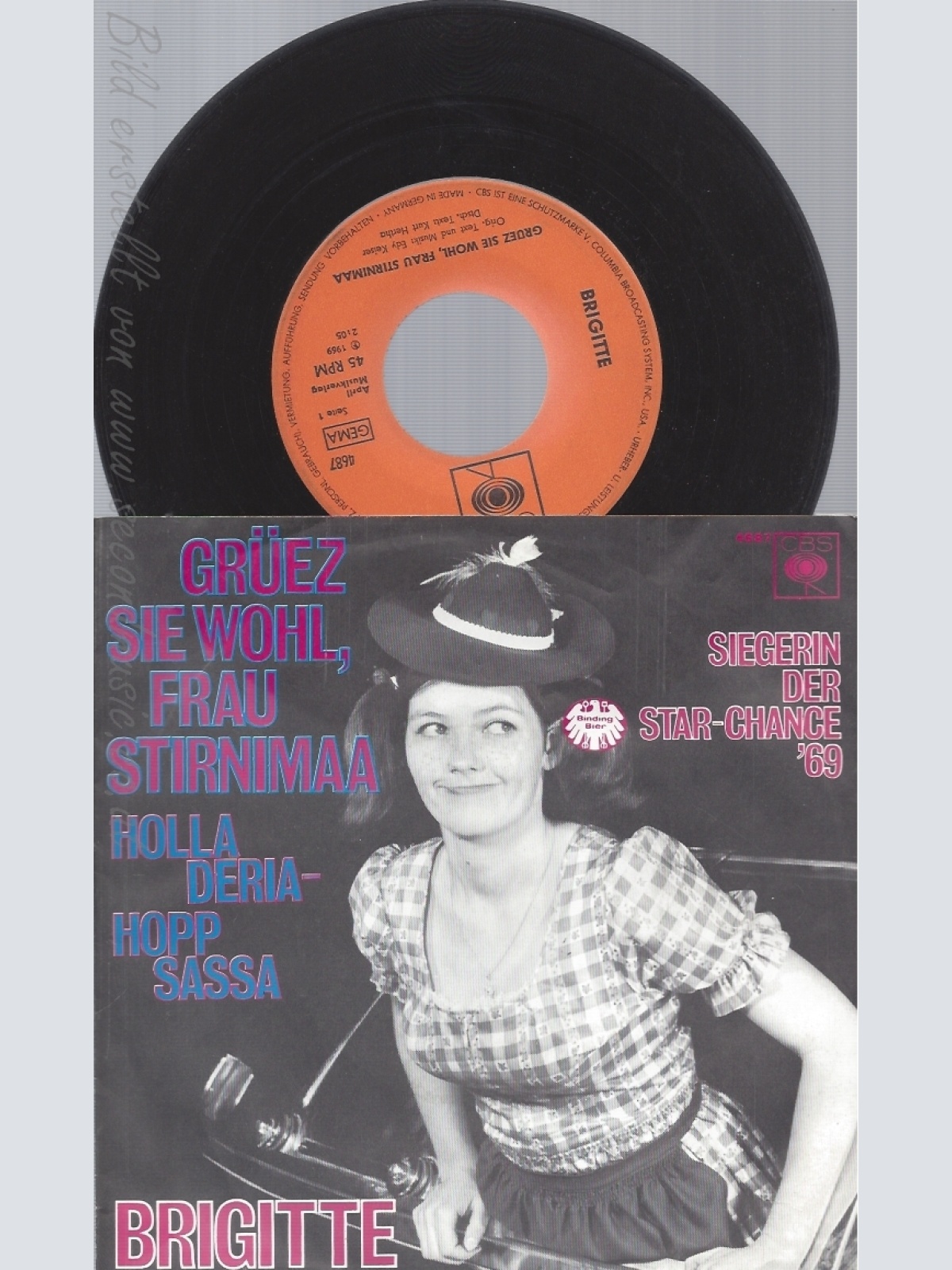 7"BRIGITTE--GRÜEZ SIE WOHL FRAU STIRNIMAA--