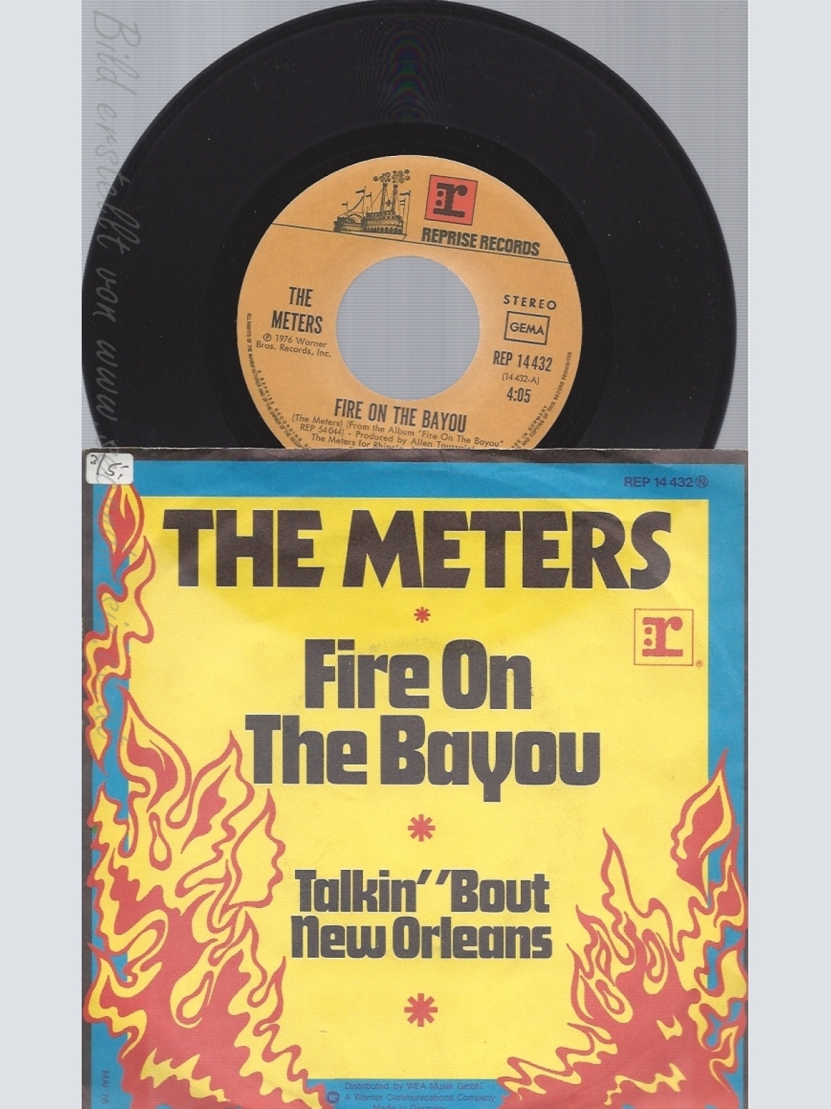 7"THE METERRS--FIRE ON THE BAYOU