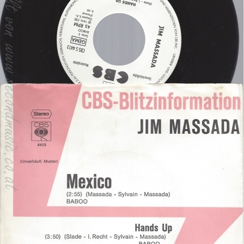 7"JIM MASSADA--MEXICO--PROMO