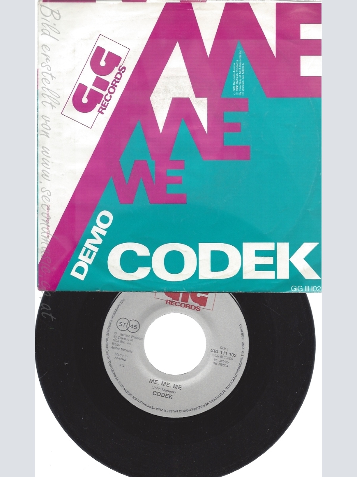 7"--CODEK--ME ME ME