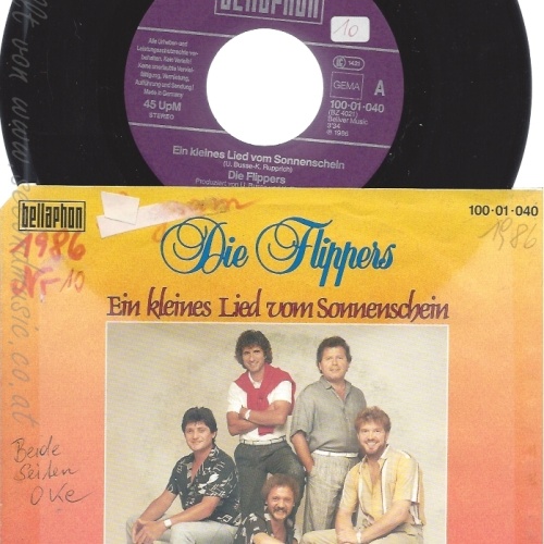 7"--DIE FLIPPERS--EIN KLEINES LIED VOM SONNENSCHEIN
