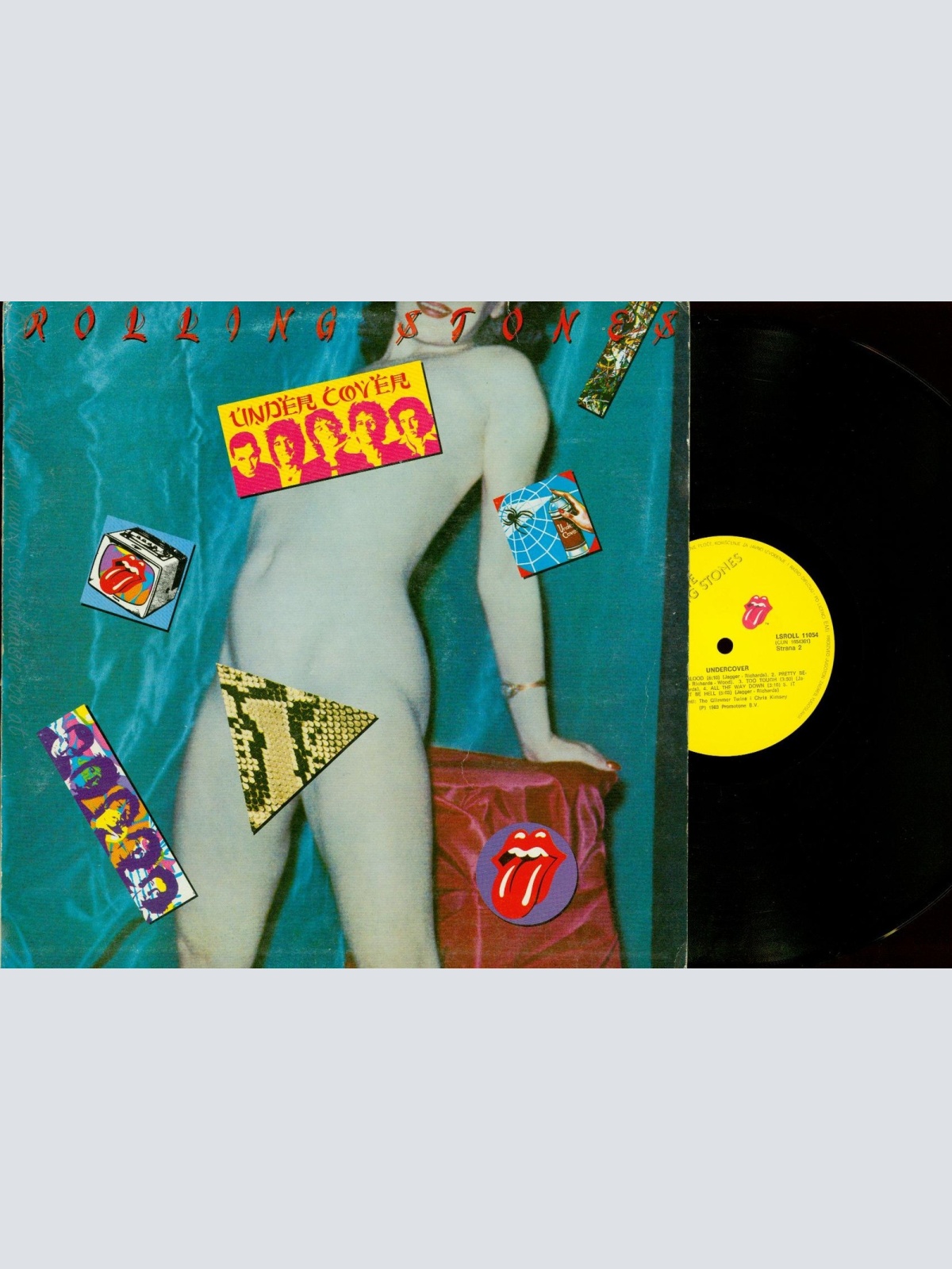 LP--THE ROLLING STONES--UNDERCOVER