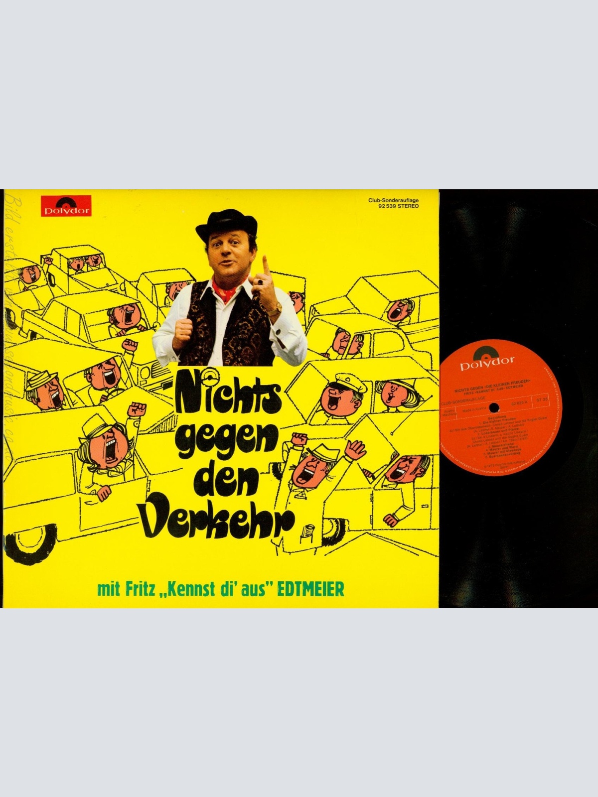 LP--FRITZ EDTMEIER--NICHTS GEGEN DEN VERKEHR