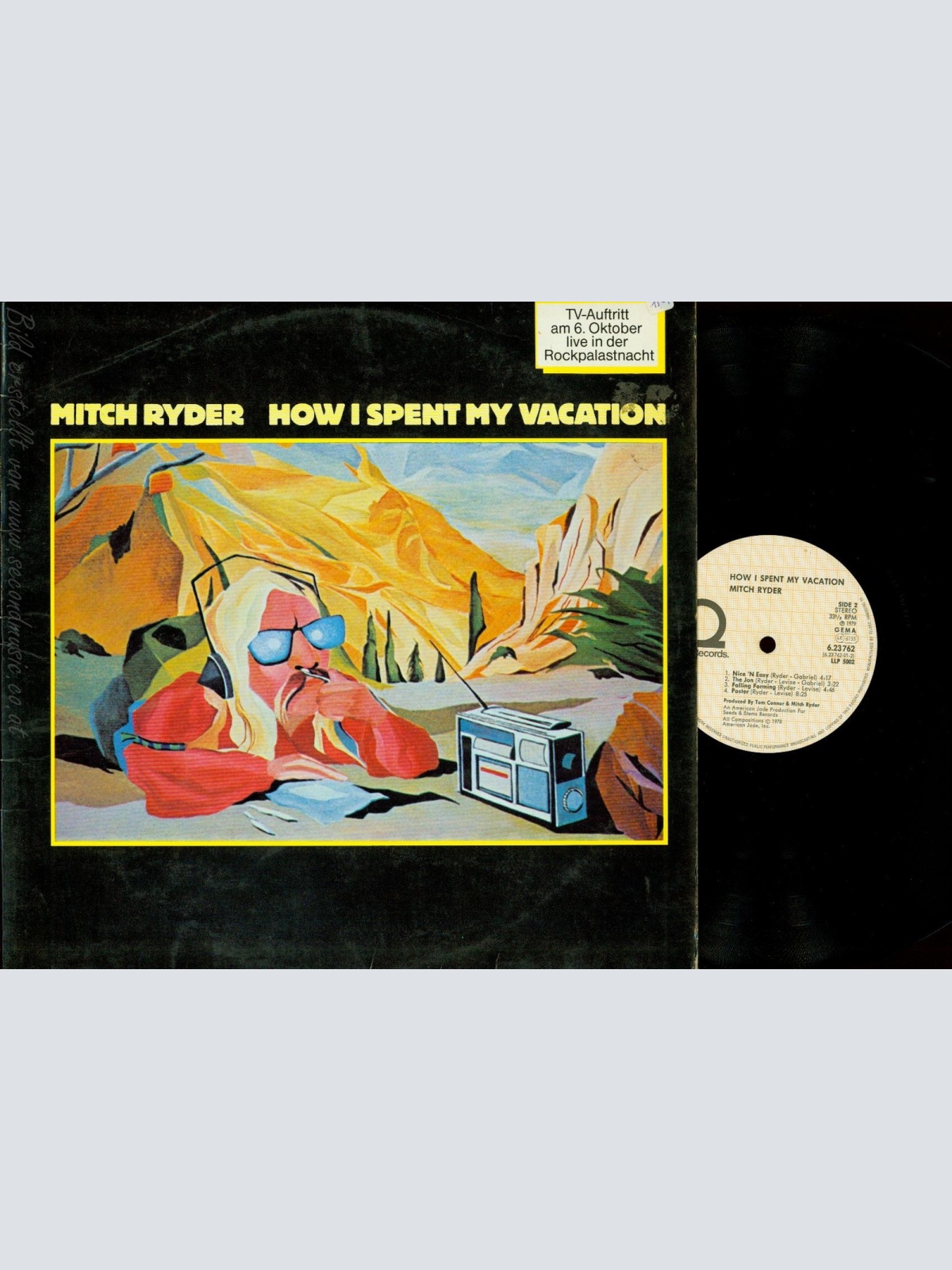 LP--MITCH RYDER--HOW I SPENT MY VACATION