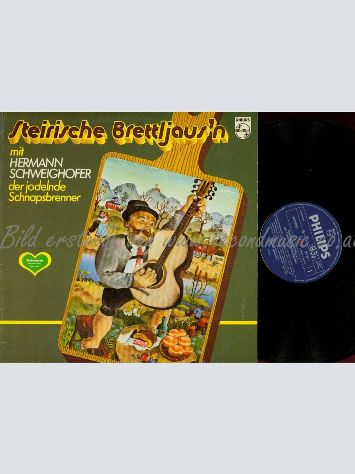 LP--HERMANN SCHWEIGHOFER--STEIRISCHE BRETTLJAUS'N