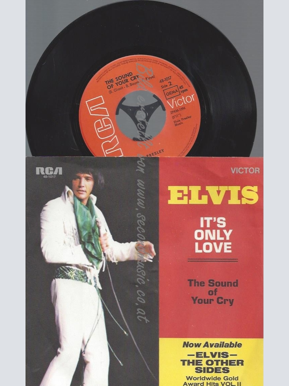 7"-ELVIS PRESLEY--IST ONLY LOVE