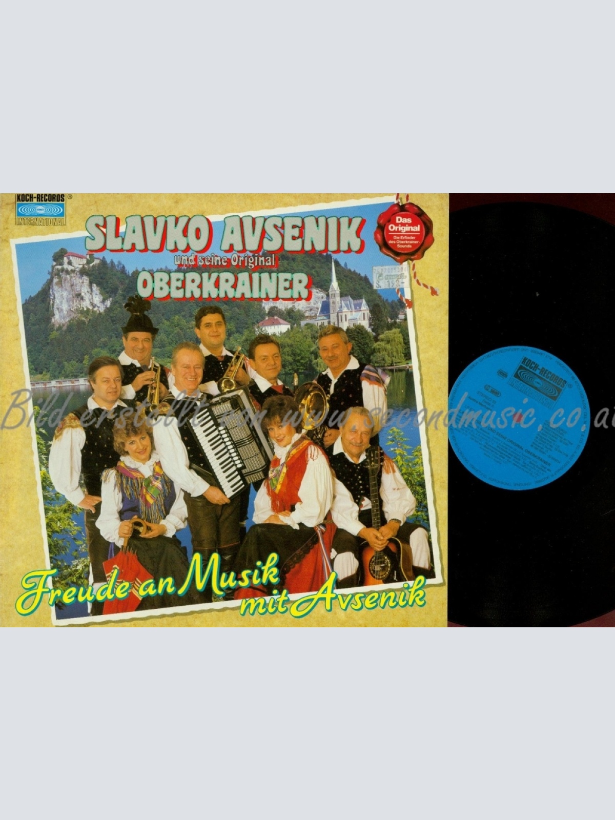LP--SLAVKO AVSENIK  OBERKRAINER--FREUDE AN MUSIK MIT AVSENIK
