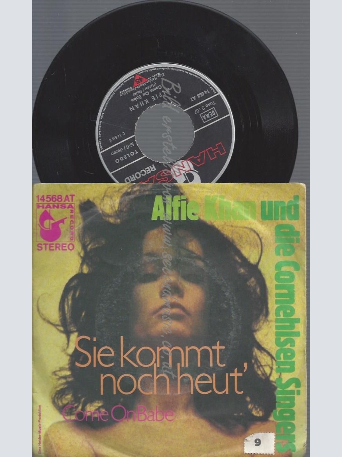 7"ALFIE KHAN--SIE KOMMT NOCH HEUT--