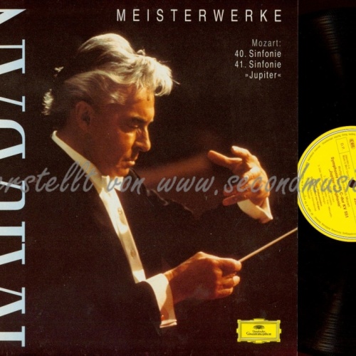LP--KARAJAN--MEISTERWERKE--BEETHOVEN 40 SINFONIE 41 SINFONIE