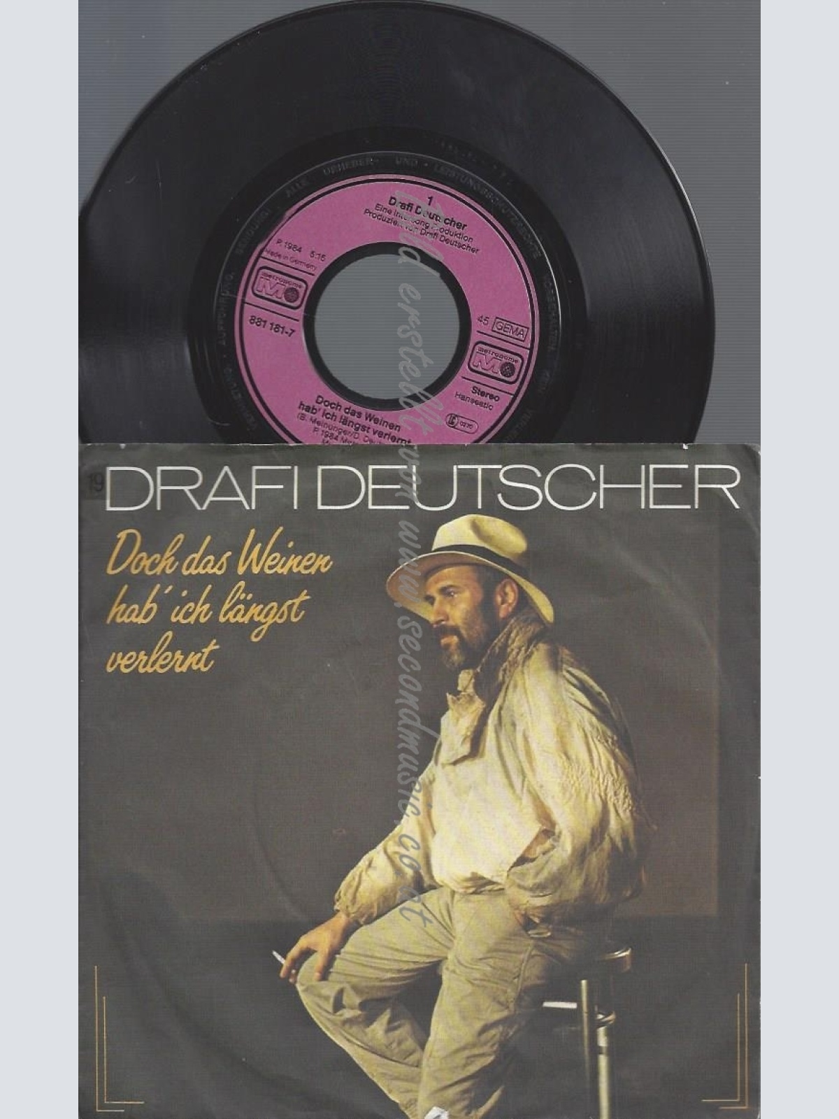 7"DRAFI DEUTSCHER--DOCH DAS WEINEN HAB ICH LÄNGST VERLERNT