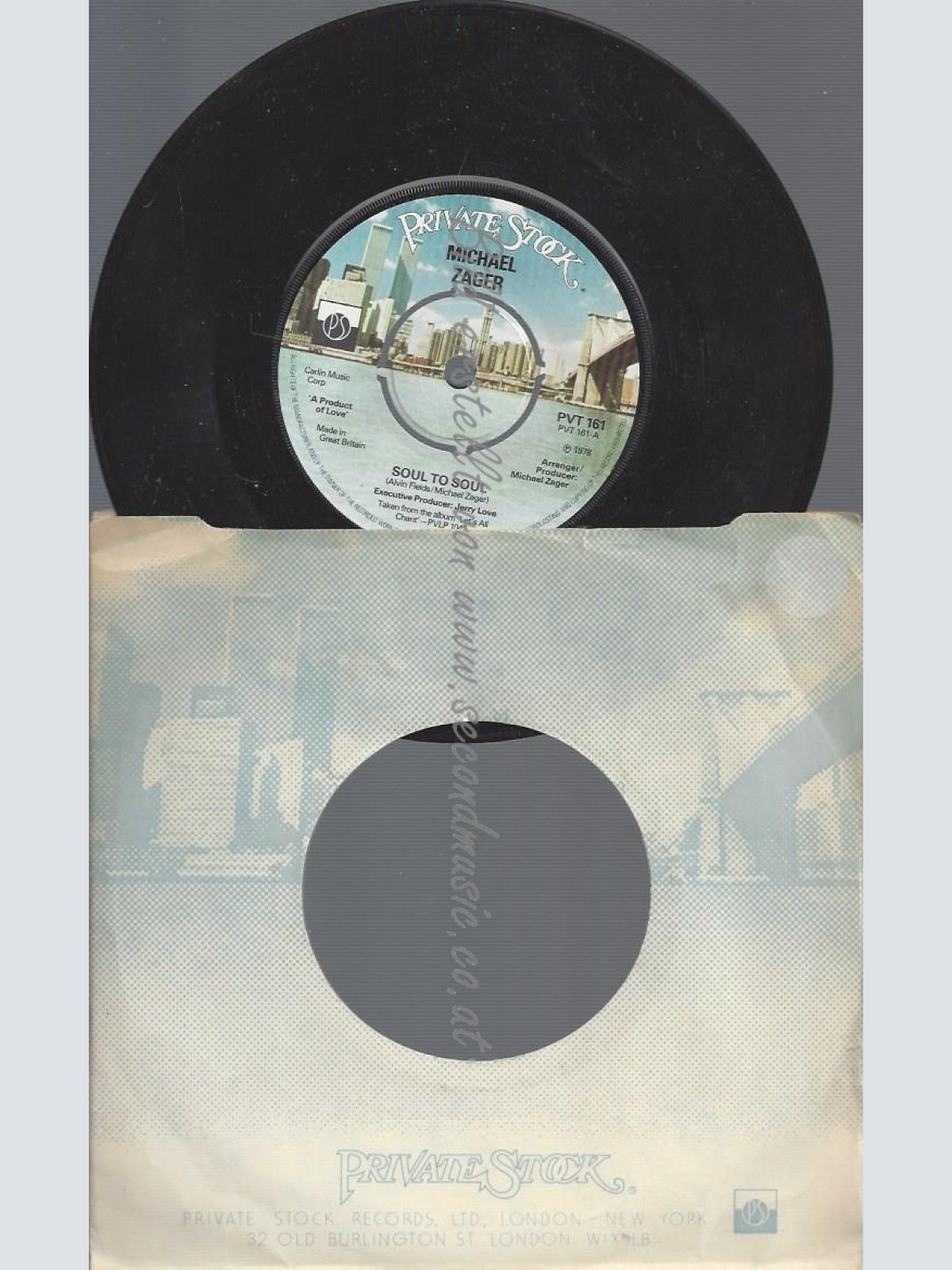 7"MICHAEL ZAGER--SOUL TO SOUL