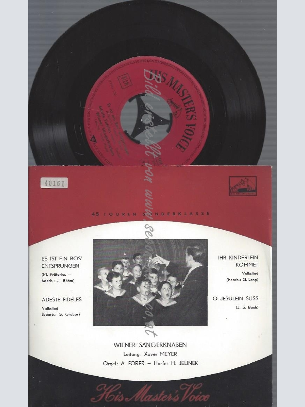 7"WINER SÄNGERKNABE--EP--ES IST EIN ROS ENTSPRUNGEN