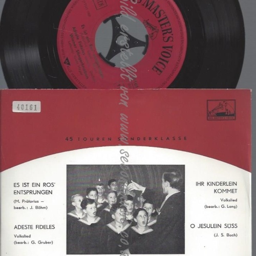 7"WINER SÄNGERKNABE--EP--ES IST EIN ROS ENTSPRUNGEN