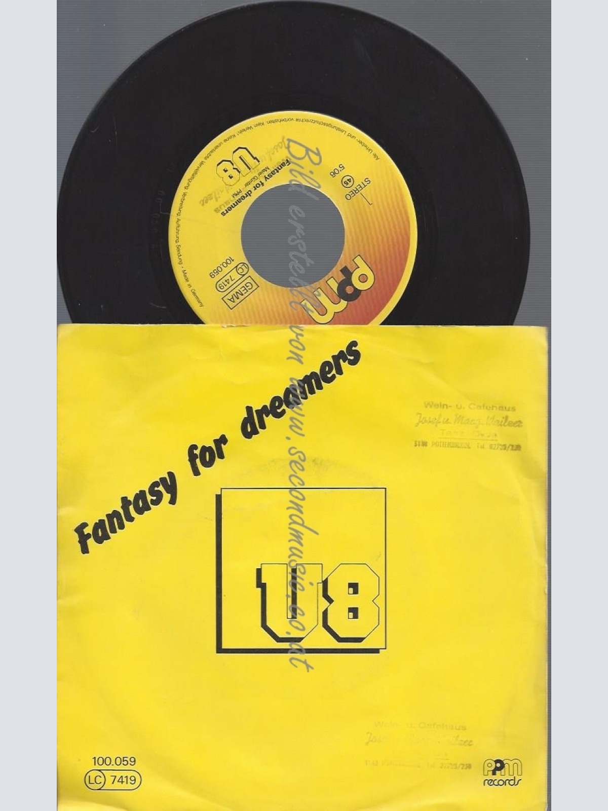 7"U8--FANTASY OR DREAMERS