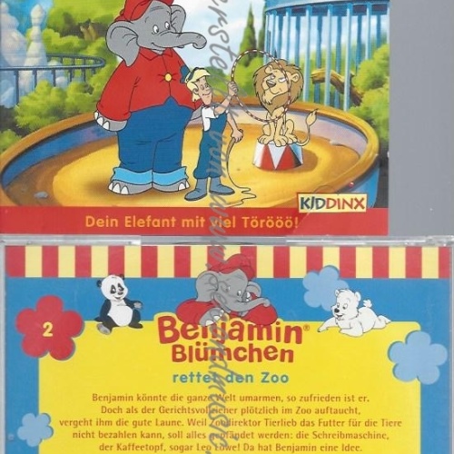 CD--BENJAMIN BLÜMCHEN--RETTET DEN ZOO FOLGE 02