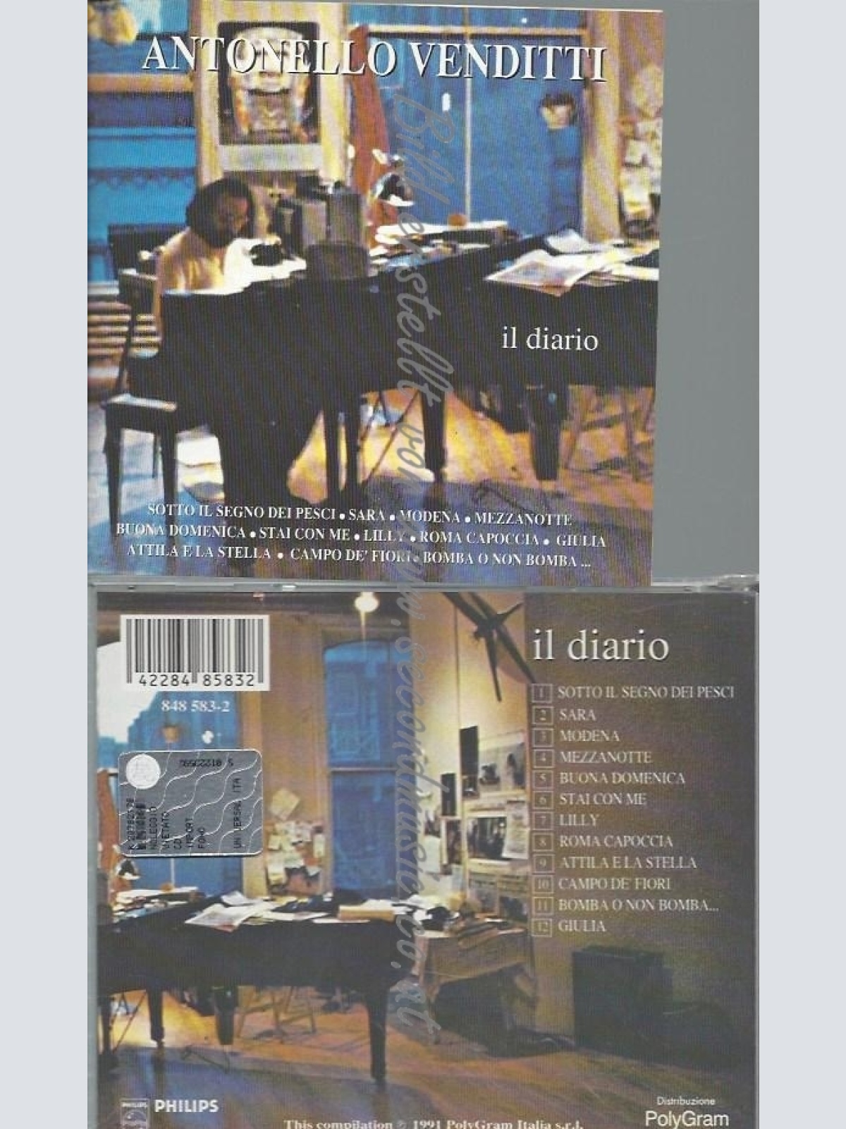 CD--ANTONELLO VENDITTI--IL DIARIO