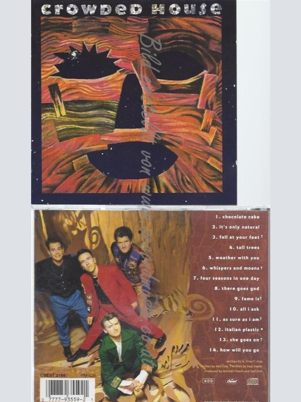 CD--CROWDED HOUSE--WOODFACE