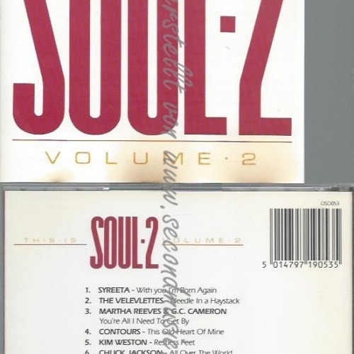 CD--DIVERSE--THIS IS SOUL 2 VOLUME TWO