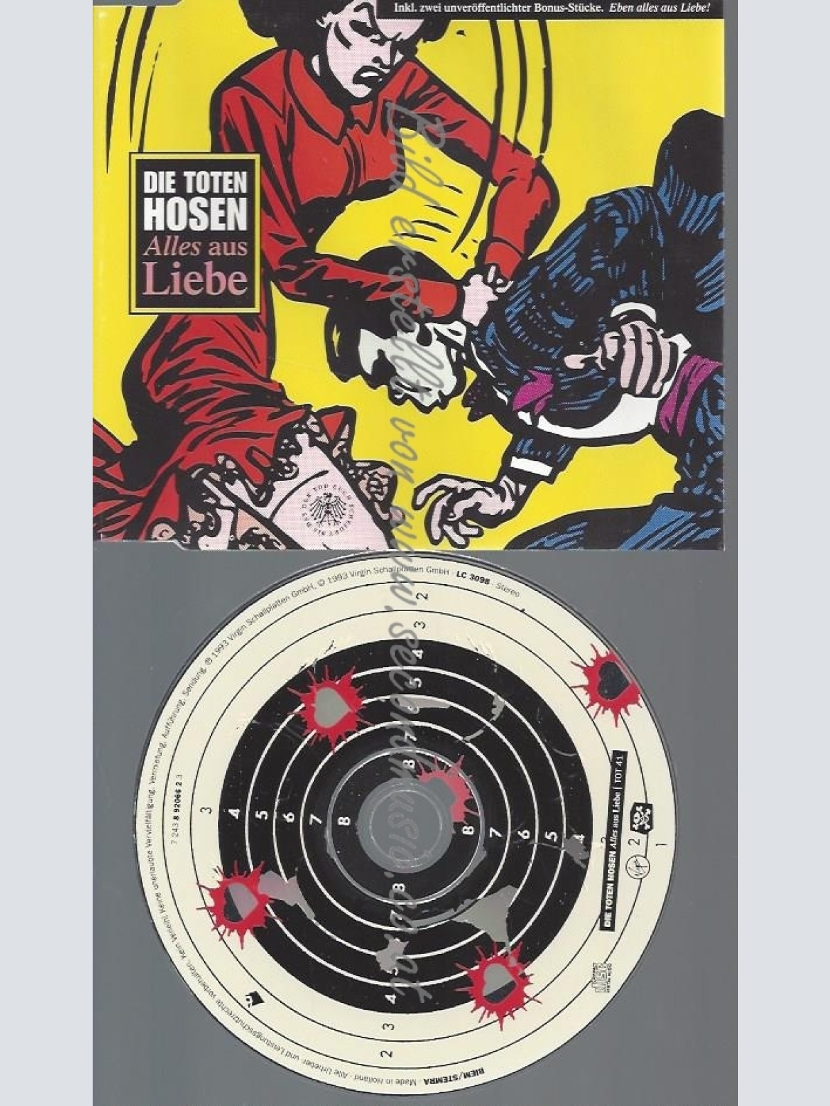 CD--DIE TOTEN HOSEN--ALLES AUS LIEBE | SINGLE