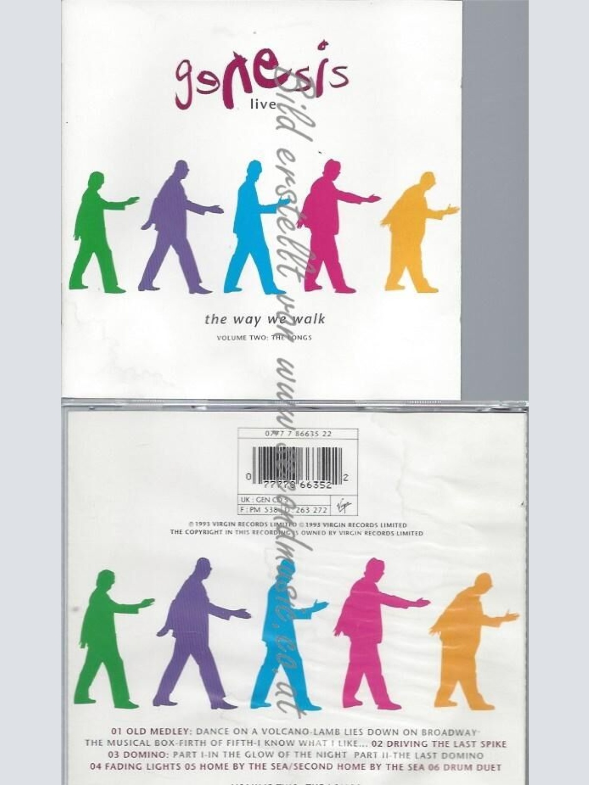 CD--GENESIS--LIVE - THE WAY WE WALK, VOLUME TWO: THE LONGS