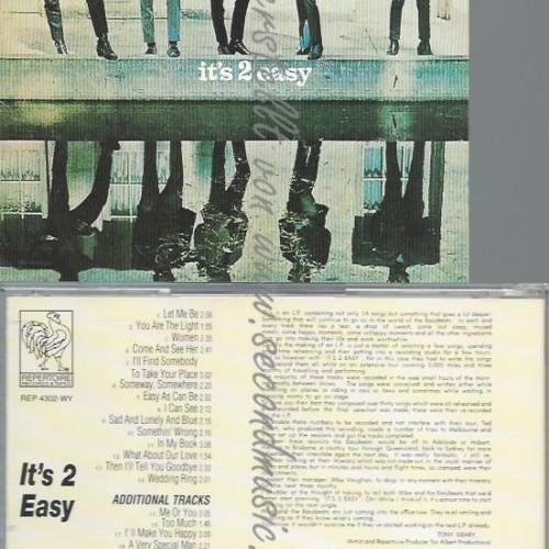 CD--THE EASYBEATS--IT'S 2 EASY